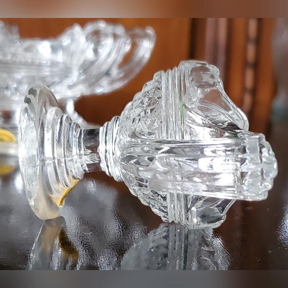 Vntg "Mount Vernon" 2 1/2" Oval Urn / Salt Dip / Cellar by Cambridge Ohio - Picture 4 of 11